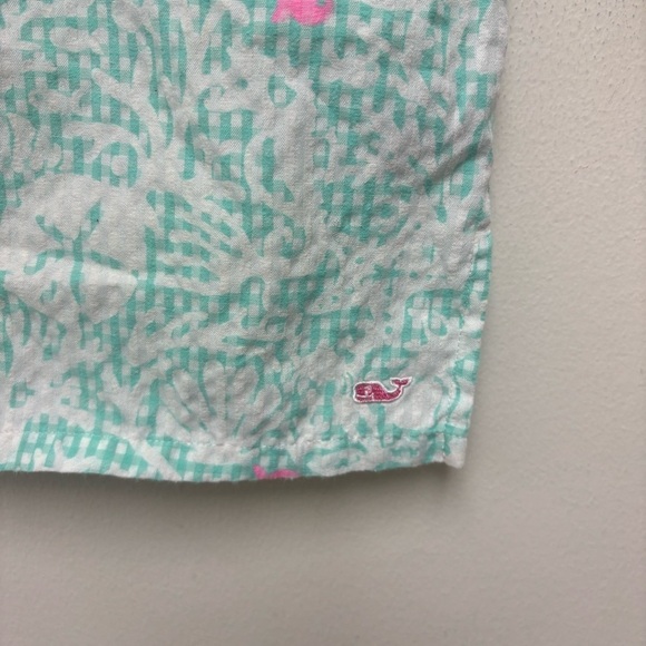 Vineyard Vines Sea Life Kn Gingham Tunic - Picture 9 of 12